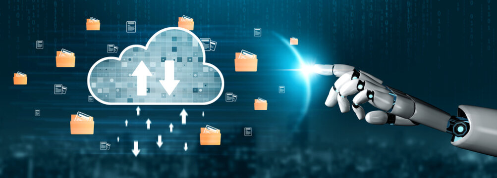 AI artificial intelligence optimizes cloud infrastructure with virtual assistants and intelligent automation, improving scalability, security, and digital business continuity. Vouch