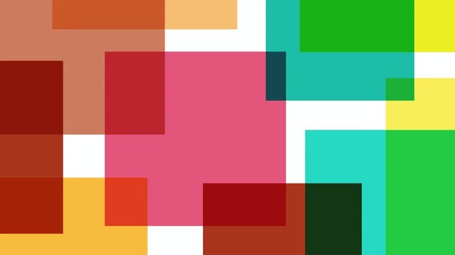 Abstract Geometric Multicolored Rectangles 4K