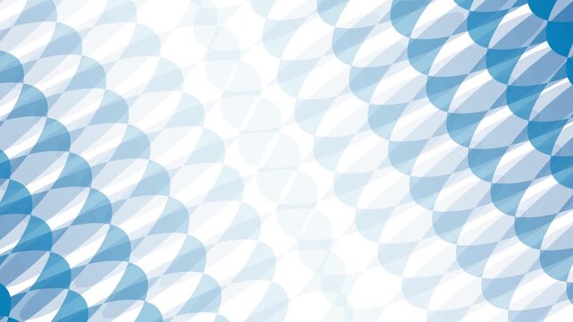 Blue Abstract Geometric Pattern 4K