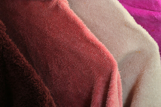 Dark Red Velvet Fabric Texture Background Soft Drapery