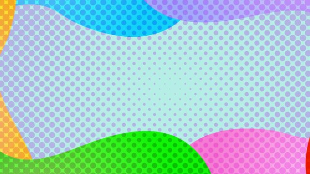 Abstract colorful pop art pattern 4K