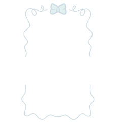 Fototapeta premium Delicate Vintage Hand Drawn Ornamental Border