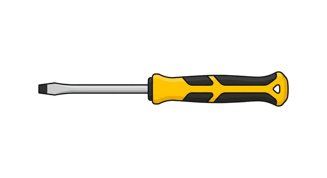 Phillips Screwdriver Professional Vector Illustration Isolated on White Background