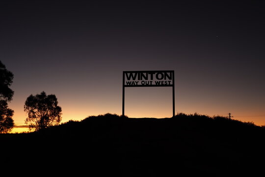 Winton sunset Queensland  Australia
