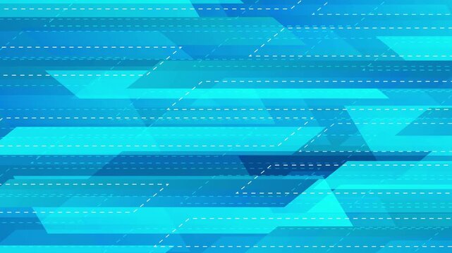 Abstract Blue Technology Motion Graphics 4K