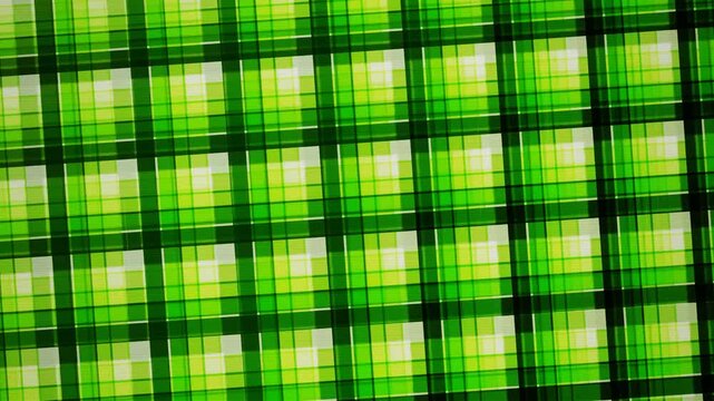 Green abstract plaid grid line pattern