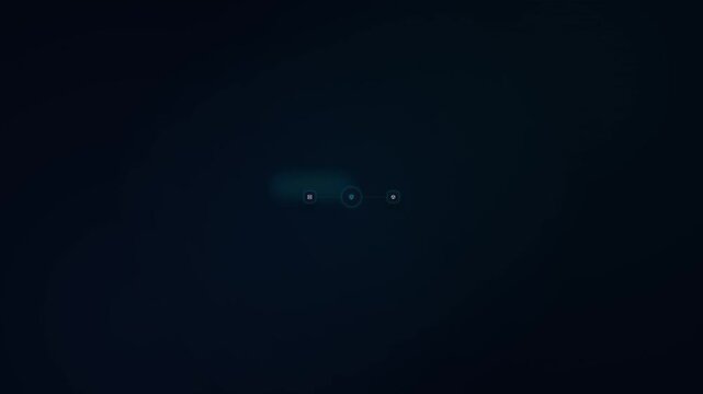 Modern cybersecurity animation featuring a secure connection state with encrypted data flow, digital network visualization, and seamless looping. Perfect for technology, privacy, AI, and IT projects.