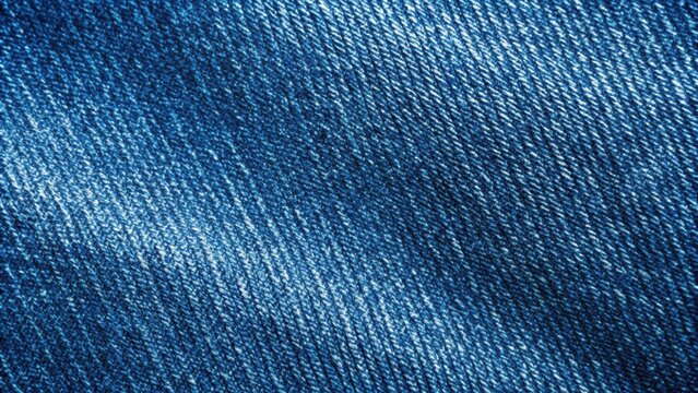 Blue Denim Fabric Texture Close-Up for Fashion and Design Projects