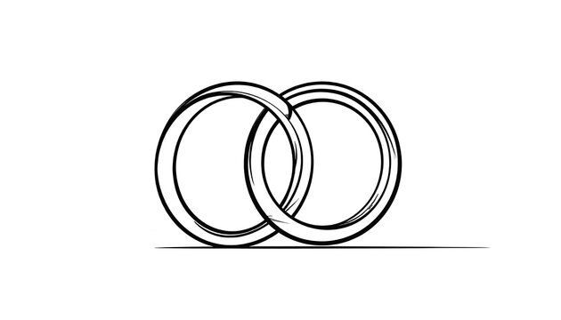 Intricate black and white knot design illustration.