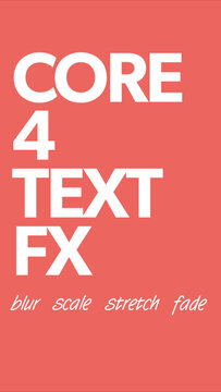 Vertical Core 4 Text FX