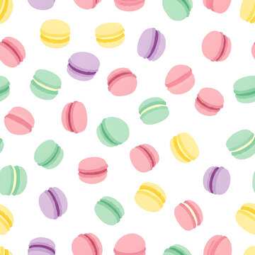 
Seamless Pastel Macaroon Vector Pattern

DESCRIPTION:
A high-density seamless vector pattern featuring colorful French macaroons in a soft pastel palette for sweet dessert-themed backgrounds.