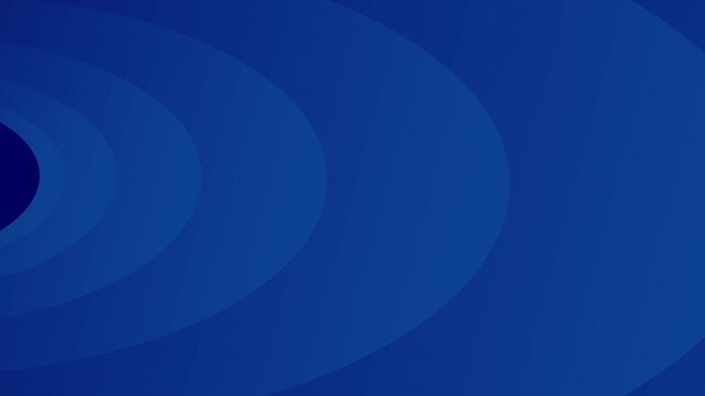 Abstract Blue Curved Geometric Waves 4K