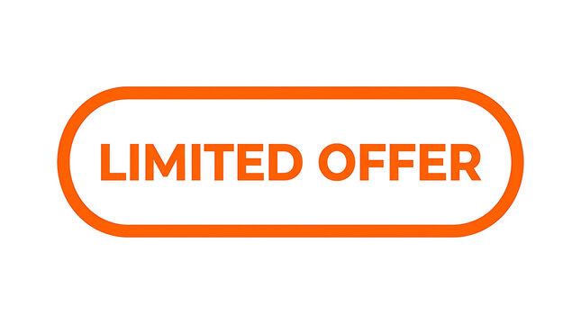 Limited offer button label