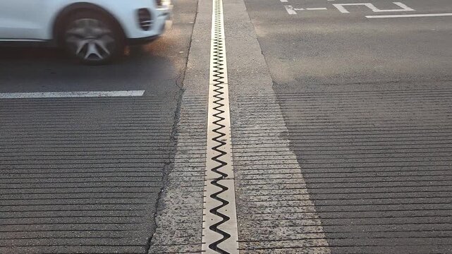 Bridge Expansion Joint Installed on Concrete Bridge Deck for
Structural Movement