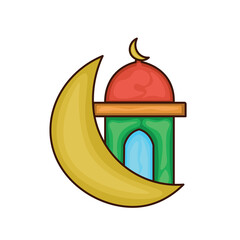 Vector Muslim Moon © Nazwa