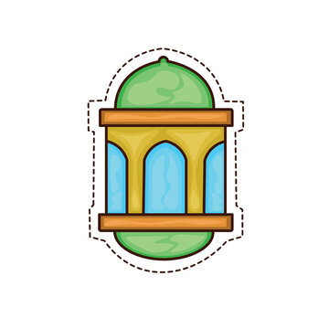 Vector lamp ramdhan