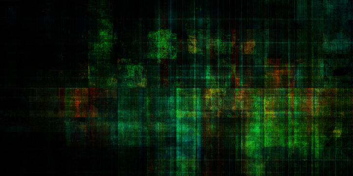 Vintage Tech Paper Background With Grunge Elements