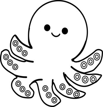 Doodle sea animal 9