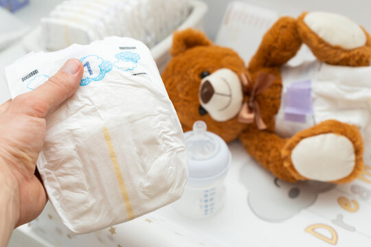 Diaper teddy bear