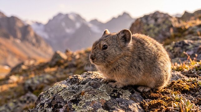 Ili pika on rocks