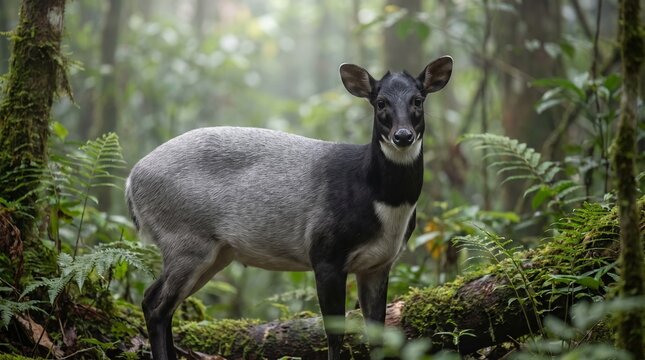 Jentink's duiker in a forest
