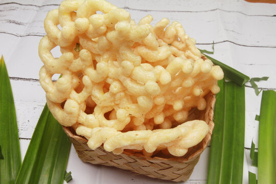 close up crackers on white table