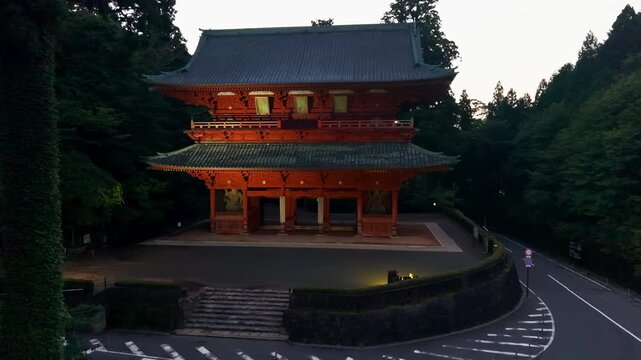 Daimon, the Great Entrance Gate to Koyasan, Wakayama, Japan「高野山の入口・大門」和歌山県高野町