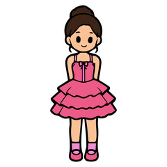 Fototapeta premium Cute cartoon vector animation design