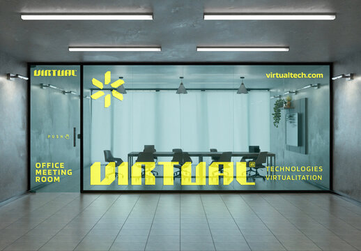 Glass Room Mockup