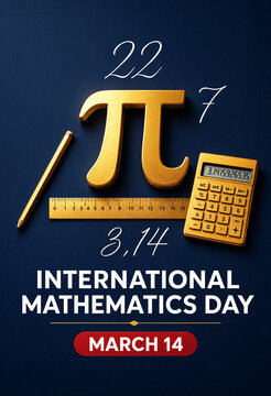 Celebrate international mathematics day march fourteenth with pi symbol calculator and ruler setup