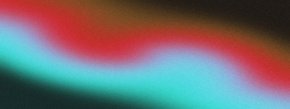 Vibrant gradient swirl with turquoise hue with abstract gradient swirling shades turquoise colorful abstract turquoise red grainy background