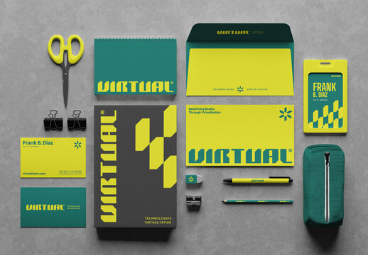 Stationery Set Mockup
