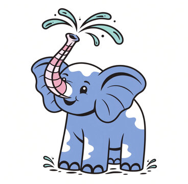 baby elephant cartoon