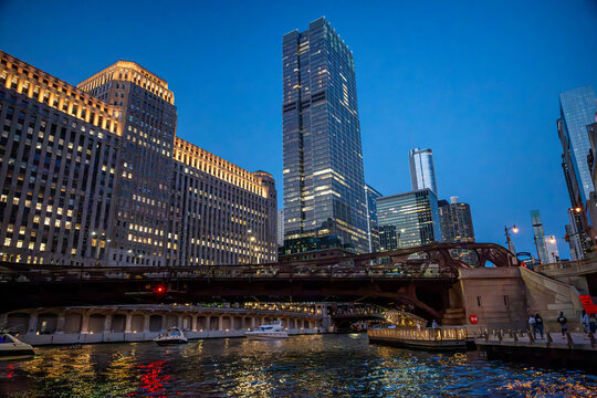 downtown Chicago, Illinois