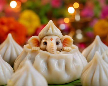 lord ganesha pic, god ganesh picture, god ganesh image with copy space 