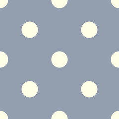 Blue Polkadot Seamless Pattern in Autumn Fall Colors for Digital Paper Backdrop Background Wallpaper © sashisme
