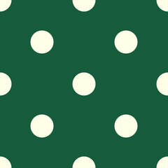 Green Polkadot Seamless Pattern in Autumn Fall Colors for Digital Paper Backdrop Background Wallpaper © sashisme
