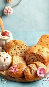 Whimsical baked goods and bread designs for charming projects,  cookie,  cute