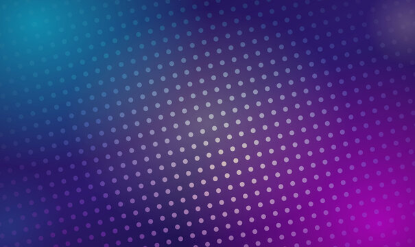 Dark Neon Blue Purple Halftone Dot Pattern Abstract Background for Website Banner Design