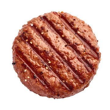 Grilled Burger Patty with Seasoning