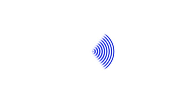 wifi symbol wireless network icon animated 4k By screen with neon effect, Animated fade wave wifi signal icon motion graphic overlay loop on transparent .