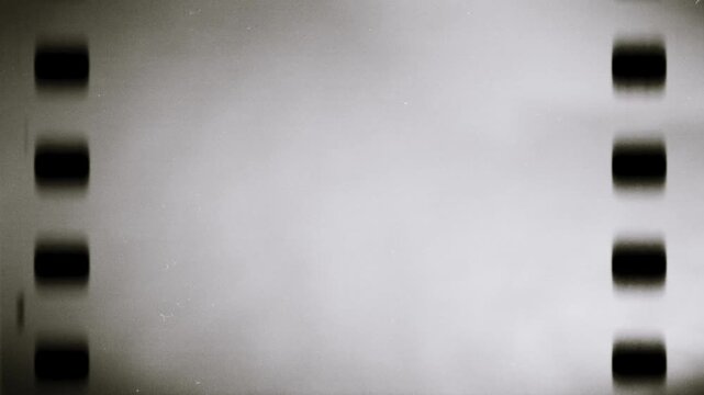 Old Film Overlay on White Background Vintage 8mm Film Grain Effect
