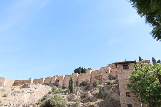 The Alcazaba was founded in the mid-11th century, Malaga, Andalusia, Spain         