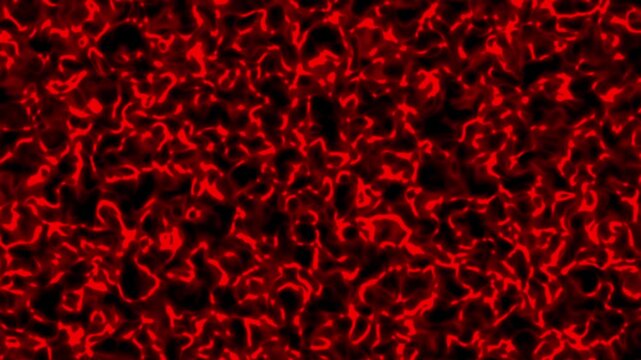 Abstract red glowing plasma energy texture with organic liquid pattern futuristic seamless motion loop