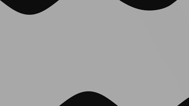 Abstract geometric shapes transition with smooth curves in grayscale gradient light