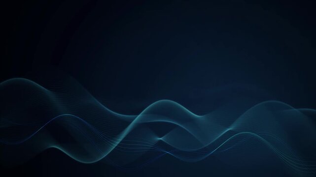 Dark monochromatic wave lines flow in a seamless loop