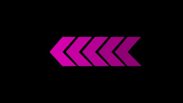 arrow loop animation. Animated arrows for the overlay video layer. arrow icon concept animation guidance, progress, abstract, background, presentation