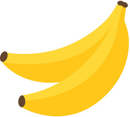 banana on white background © 지우 선