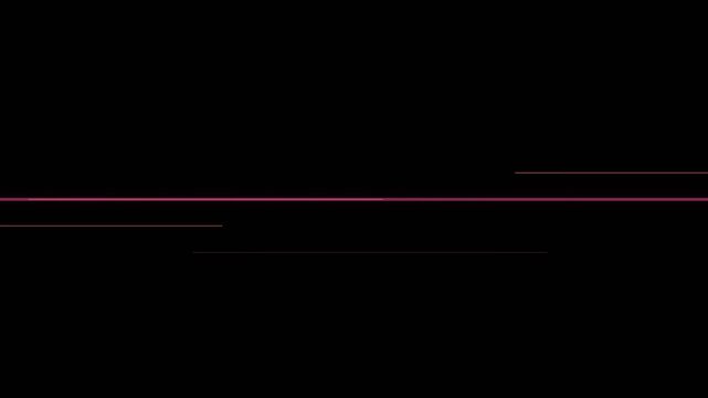 Streaks of soft pink light extend horizontally across a dark and empty field.