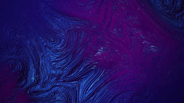 Molten metal ripples slowly in a seamless loop